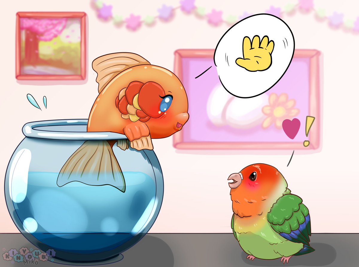 KinyoubiMikoVT's tweet image. Happy Partnerversary, @MangoBtuber !
Everyone swing by Mango's and congratulate that cutiepatoot on another year of being partnered!
#VTuber #Birdtuber #Fishtuber #Chibi