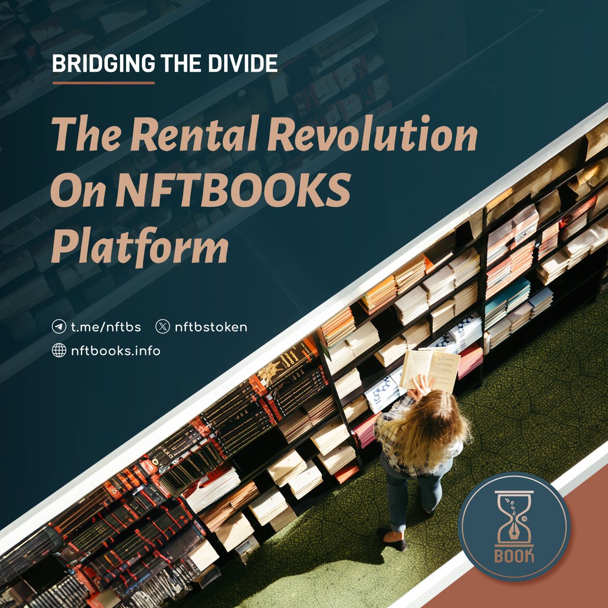 Bridging the Divide: The Rental Revolution on NFTBOOKS Platform 👉 nftbooks.medium.com/bridging-the-d… #Booklovers #BookSwarmArmy #Readingcommunity #WritingCommunity #bookrecommendations #Selfpublishing #NFTBS #SocialFi