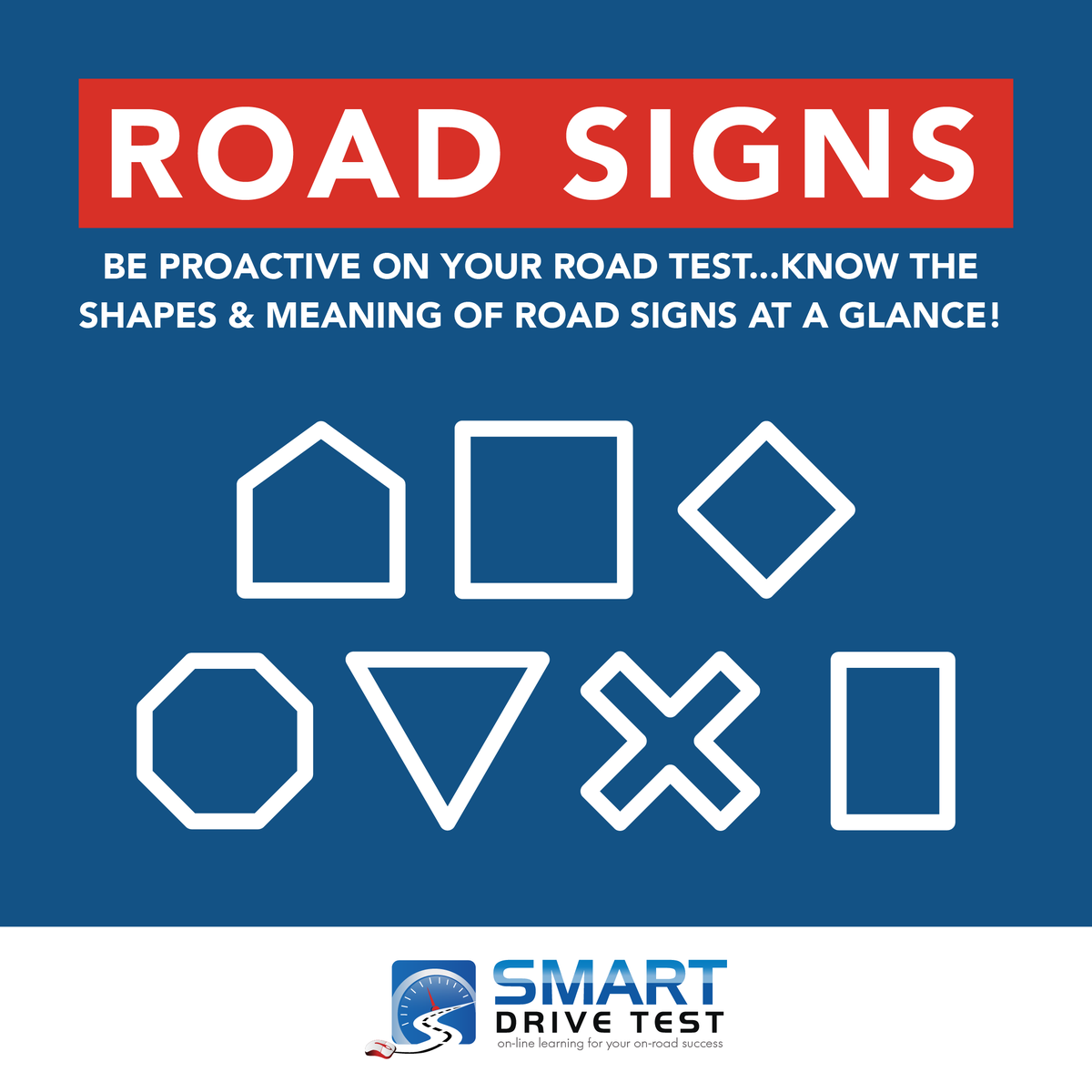 DON'T FAIL YOUR DRIVER'S TEST COURSE PKG LEARN MORE HERE: smartdrivetest.com/new-drivers/sm… The Winter & Defensive Driving Smart Courses are included in this awesome course package. Practice in and around the DMV where you'll be taking your test so you know the different traffic signs.