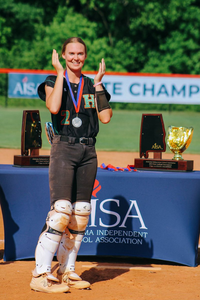 2 in a row!! I am so blessed to be apart of this amazing team!! Hooper Academy softball, you are making this little girl’s dream come true!! Here are my stats for the state tournament: 
AVG .455
OBP .813
QAB 71%
4💣,  1 2B, 9 RBI, &amp; 5walks 
<a href="/daniellepenner/">Danielle Penner</a> <a href="/sammimiller11/">Samantha Miller</a>