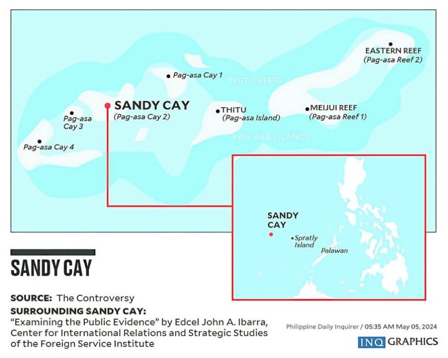 Filipino experts stated yesterday that they believe China has started artificial island-building near Pag-asa in the West Philippine Sea 🇵🇭🇨🇳