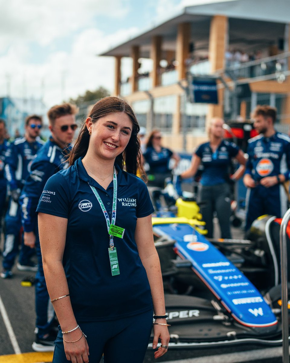 First point and first time on the F1 grid! 🤩 Congratulations, Lia! What a weekend! 🙌