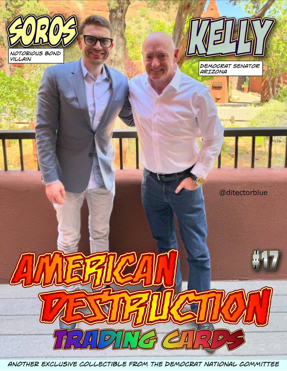 <a href="/AlexanderSoros/">Alex Soros</a> <a href="/SenMarkKelly/">Senator Mark Kelly</a> <a href="/McCainInstitute/">McCain Institute</a> <a href="/CaptMarkKelly/">Captain Mark Kelly</a> They're charging $150 for these cards on the auction sites.