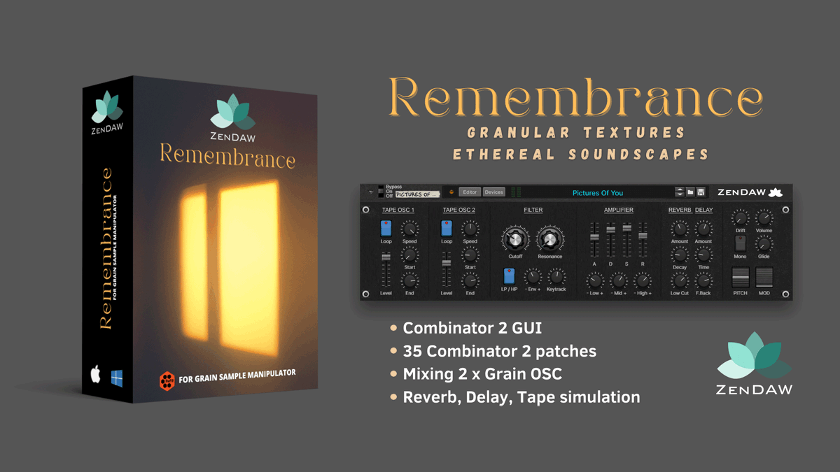 zen_daw's tweet photo. Remembrance (for Grain Sample Manipulator)
https://t.co/6rjtLaIRP1 https://t.co/DHAFkFVW2w