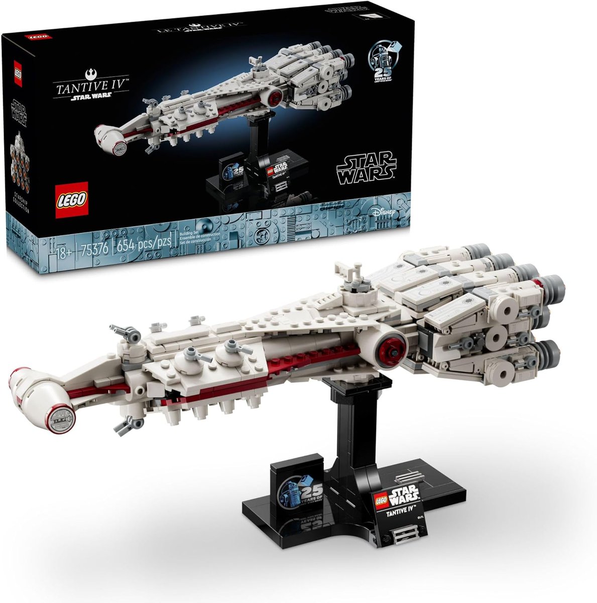 🚨⚡ #OfertasAmazon
✅LEGO Star Wars Tantive IV Modelo de vehículo y Nave Espacial construible 75376
💰 $1,599.20
🛒 amzn.to/3WsPuoY
✅Ahorras: (20%)
✅ideal para fans de Star Wars

• 3 meses GRÁTIS de Amazon Music Unlimited: amzn.to/3QSWDsH