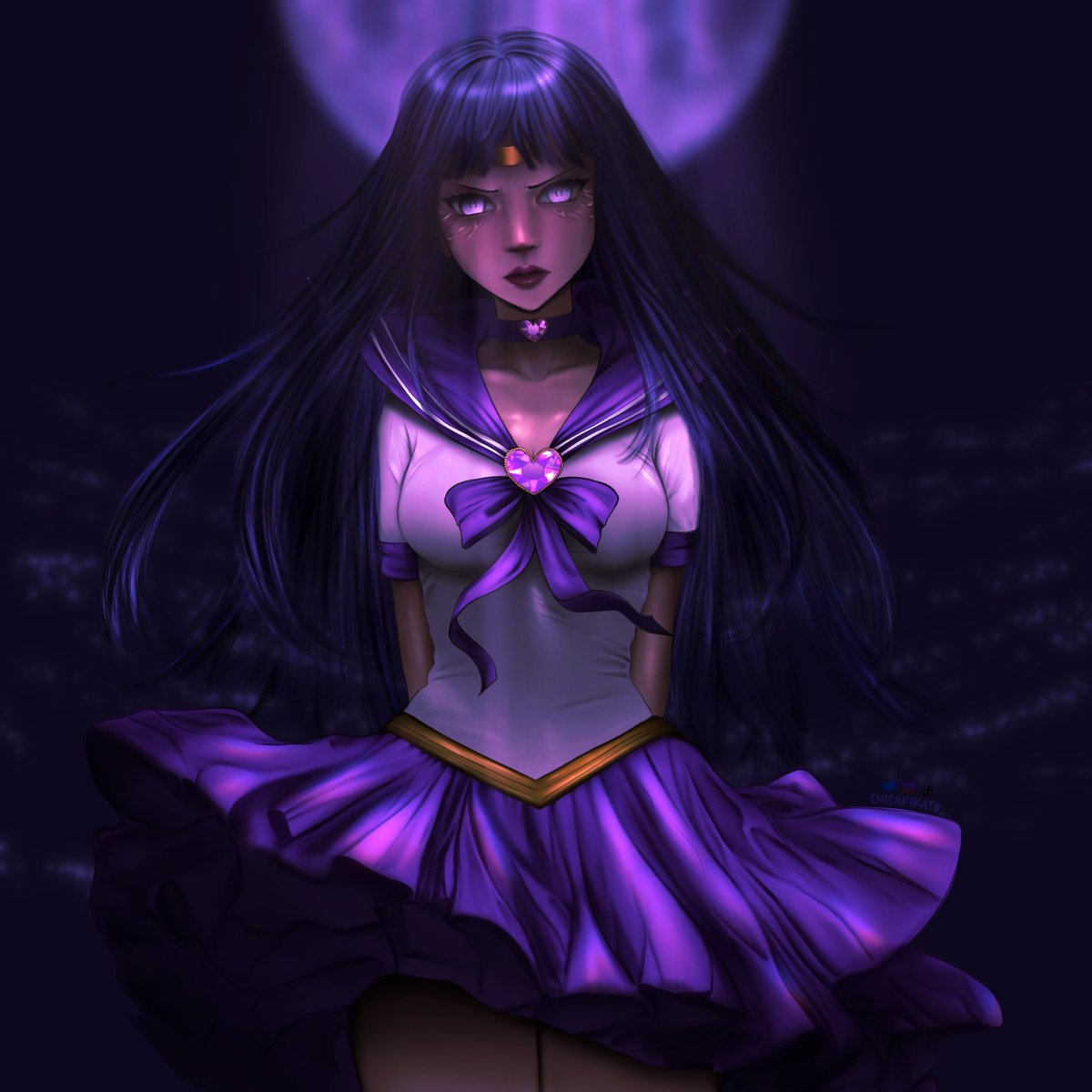 QRT with your purple art 💜 #hinatahyuga