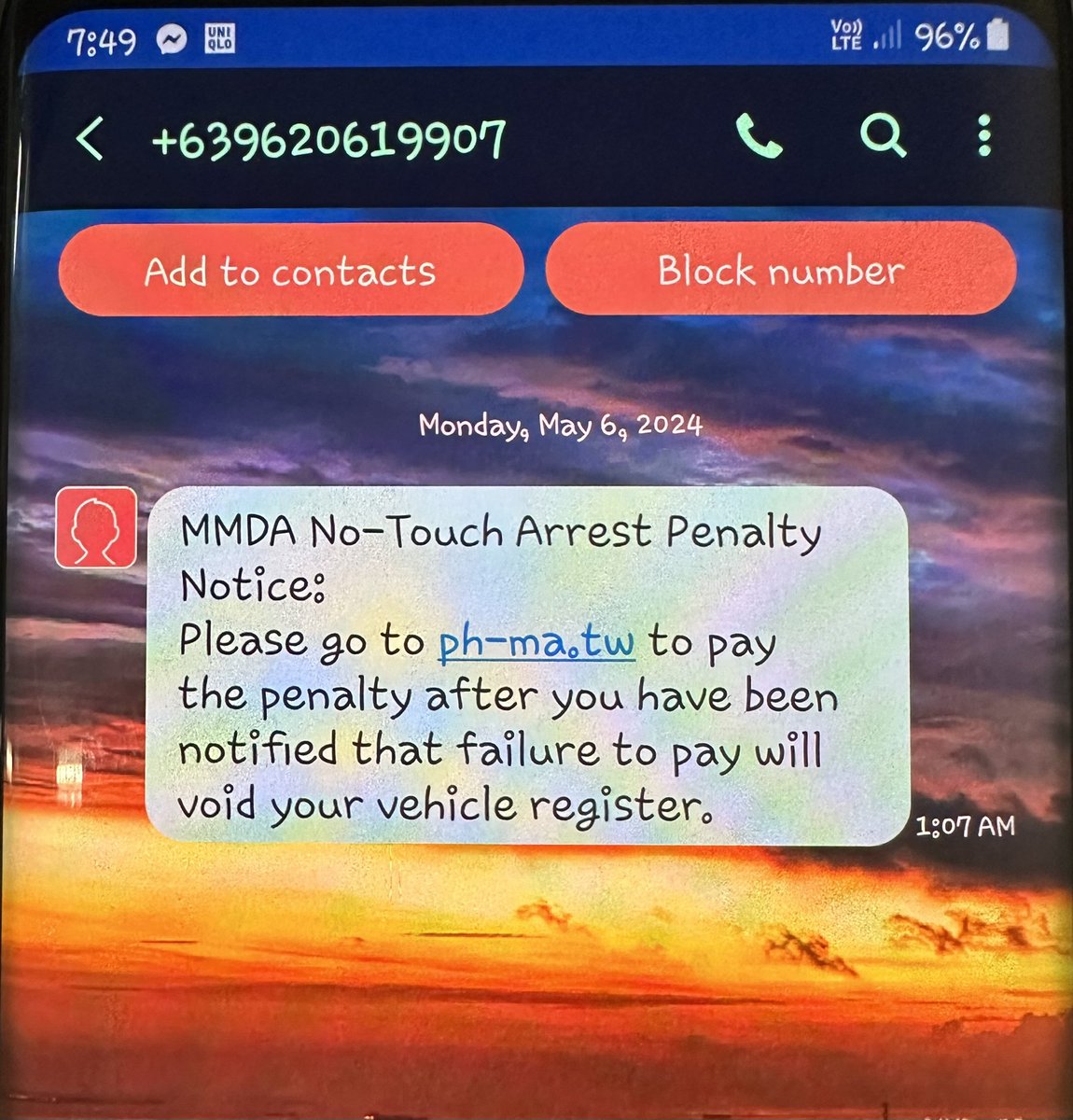 Good am @MMDA received 2 text notification today what’s the action of @enjoyGLOBE @SMARTCares . Since we already registered our sim cards. 😒