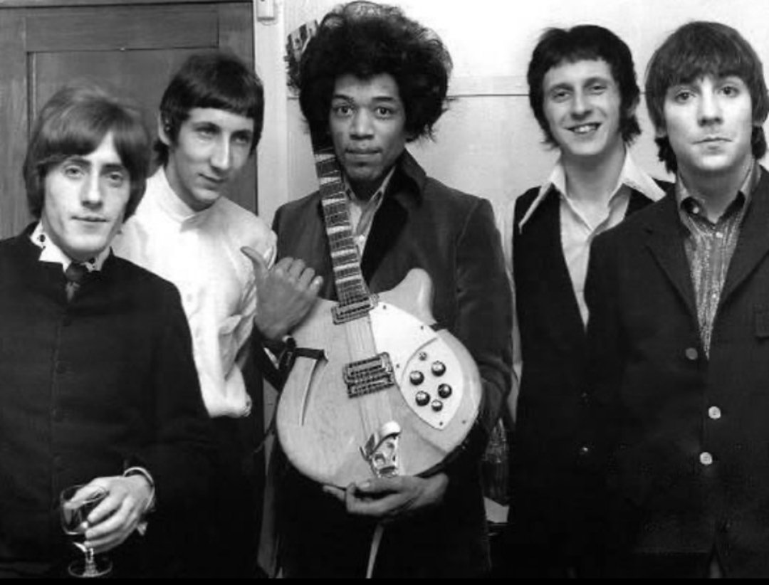 Jimi Hendrix & The Who 1967...✌❤🎶🎸