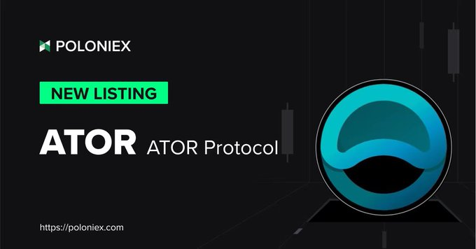 🟢 @atorprotocol is now Listed on @Poloniex 

#Poloniex is a cryptocurrency exchange that allows you to buy or sell digital assets.

$ATOR #Atornauts