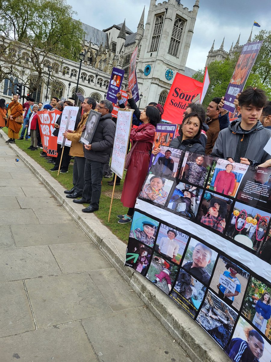 Indian diaspora in a vigil for democracy in London. The growing assault on democracy and the Constitution by the Modi regime and the unmitigated Islamophobic hate campaign by Narendra Modi in his poll speeches have caused great concerns among members of the diaspora everywhere.