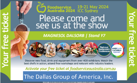 Dalsorb's tweet image. Join us at Foodservice Australia 2024 Sydney, May 19-21! Drop by Stand Y7 for a chat about frying oil management and oil savings. We look forward to seeing you!
ow.ly/97eN50RvEUt