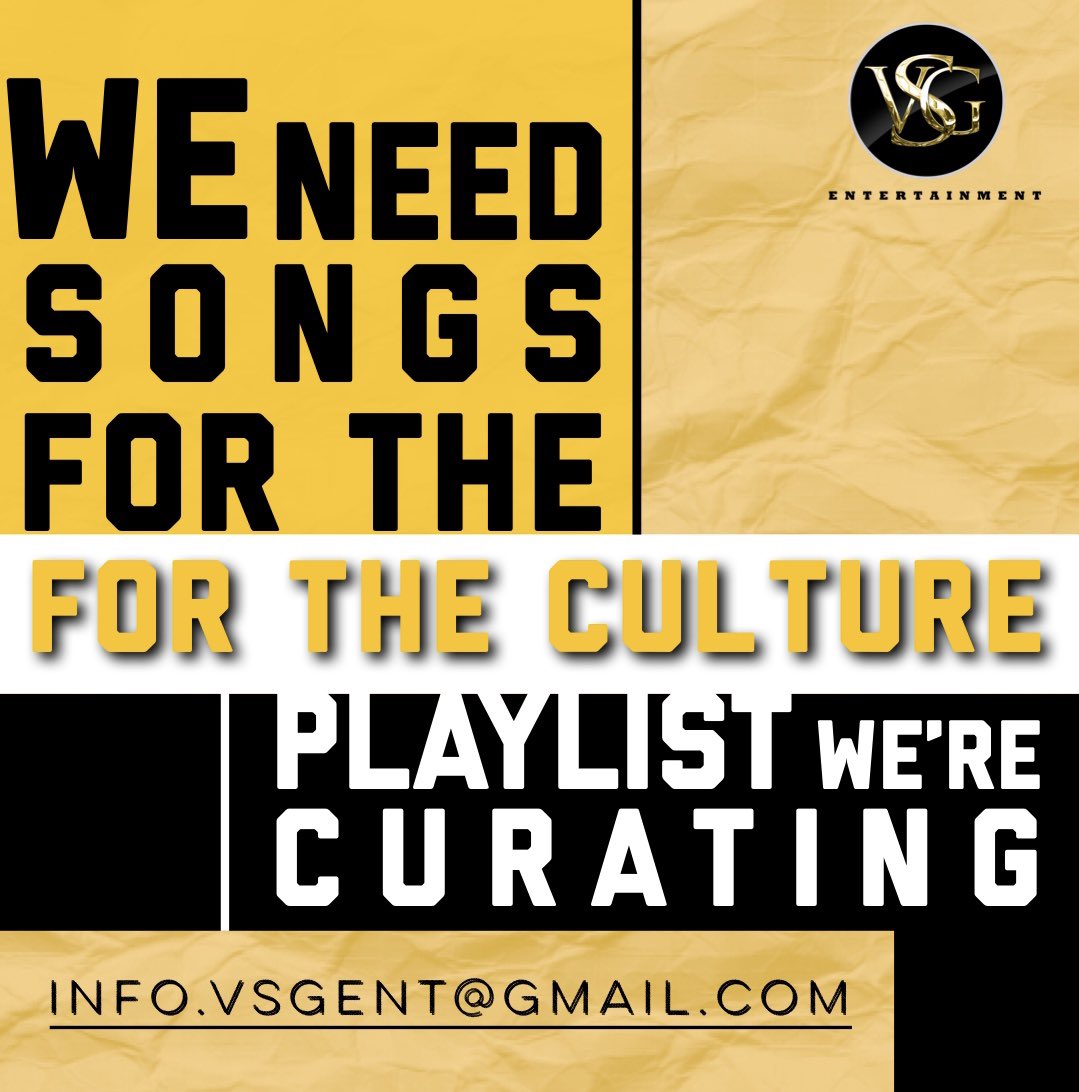 In order to have your song added to our #ForTheCultureplaylist. The Playlist artists go to for REAL results! Click the link to send us your music mailchi.mp/243fd0a38fc1/l…