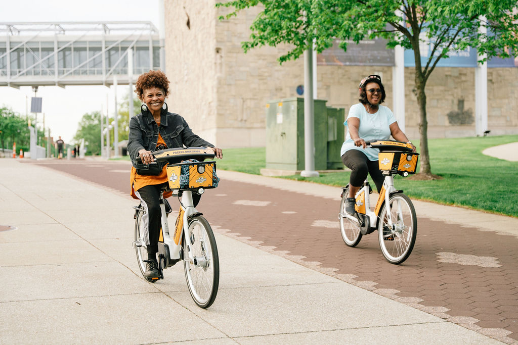 Pacers Bikeshare e-bikes launch in just 4 days! Stay tuned to our social media channels all week for more updates ⚡️ P.S. Save the date! Join us at the Cultural Trail HQ (132 W. Walnut Street) on 5/10 from 4:30pm-6:30pm for a free public celebration of the e-bike launch!