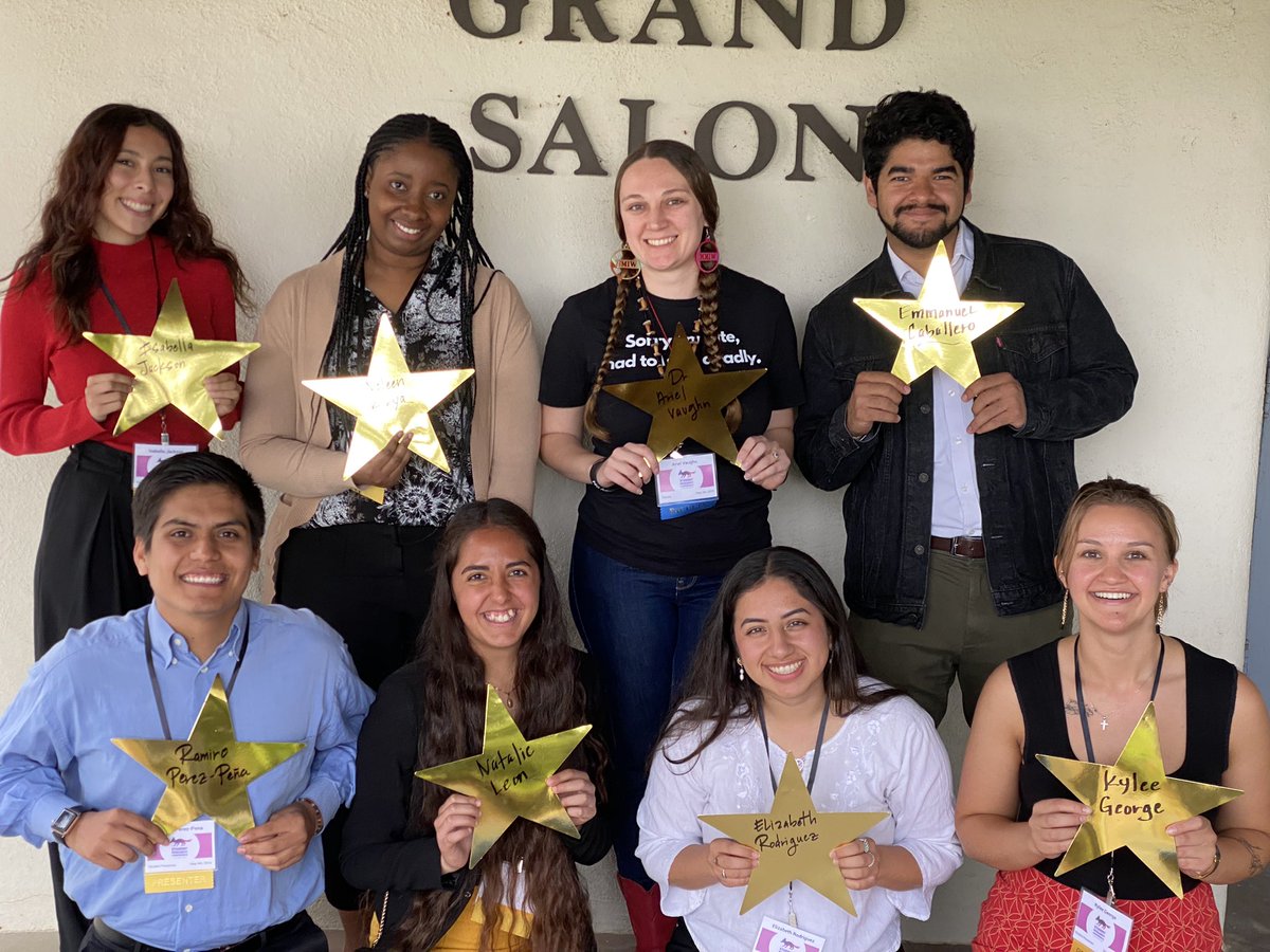 I’m so proud of my students from @thevaughnlab! Still can’t believe I had 7 students present at the Student Research Conference at @csuci this weekend! I seriously have the best students.#newPI #CER #ChemEd #SACNAS