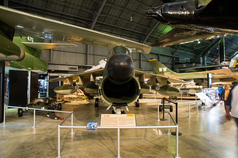 LTV A-7D Corsair II #photography #aircraft #avgeek #aviation #aviationphotography #dayton #museum #nmusaf #nationalmuseumoftheunitedstatesairforce #ohio #usairforce #highlight (Flickr 02.07.2016) flickr.com/photos/7489441…