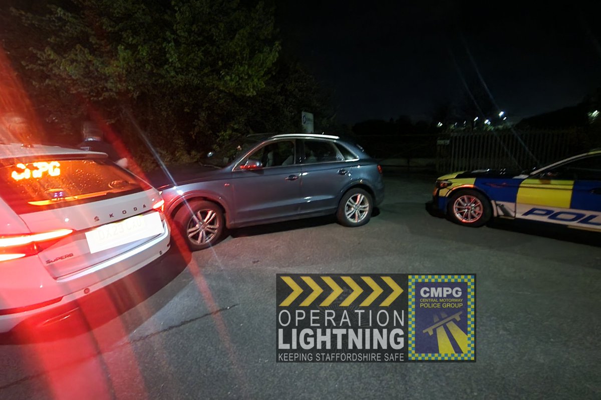 Reported #stolen less than an hour prior in @WMPolice before we sighted it in @stokenorthLPT . We stopped it along with @RoadPolicing, preventing a pursuit. Turned out to be a family member who didn't have insurance 🚗 ❌️ #OpLightning @StaffsPolice C-Unit Doxey