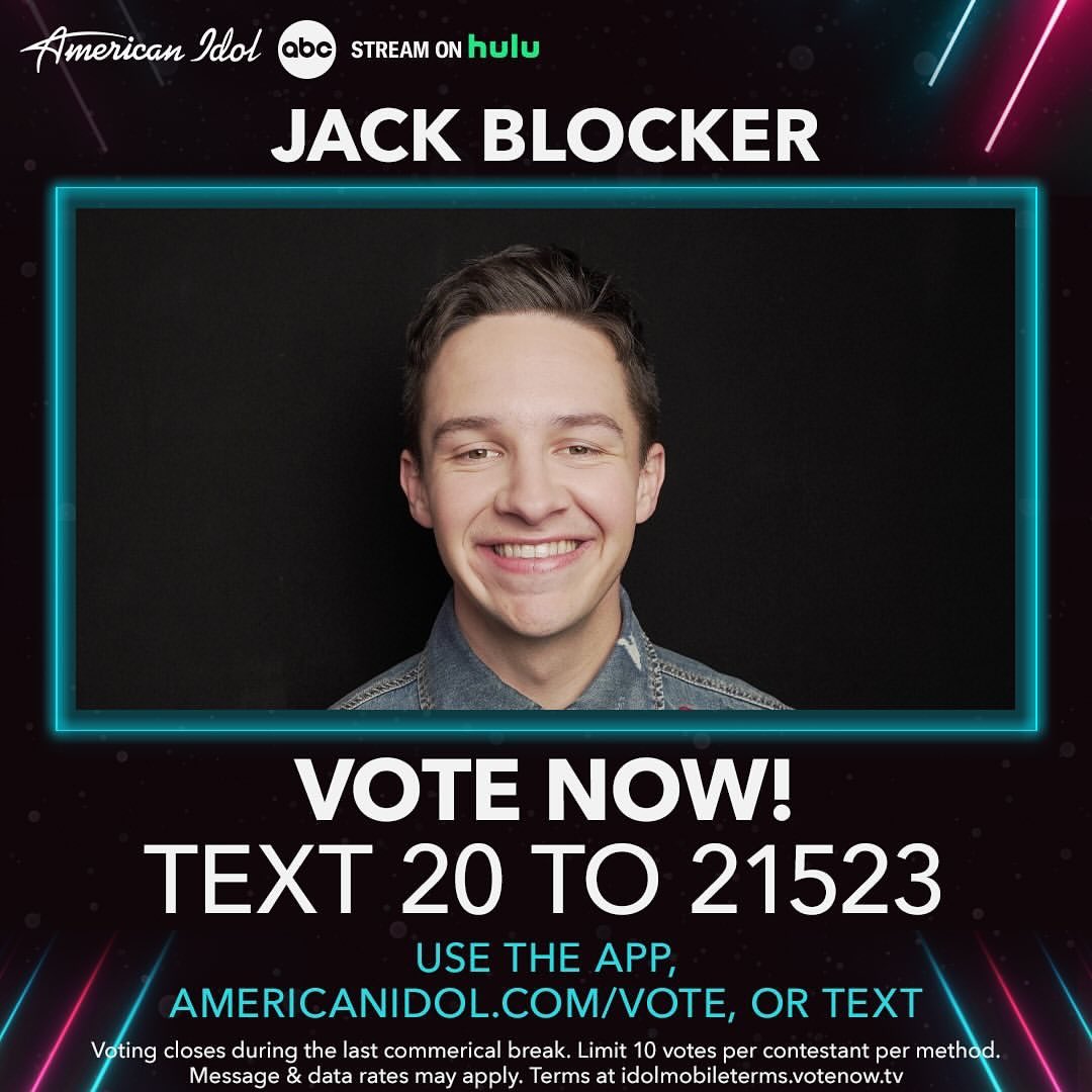 If you think he was great and you want him in your #AmericanIdol #TOP5 then VOTE NOW. Don’t forget the #AmericanIdol season finale is in two weeks. Don’t forget voting close during the last commercial break.

#AmericanIdol #ABCNetwork #Disney #TheNextAmericanIdol #Hulu #IDOL