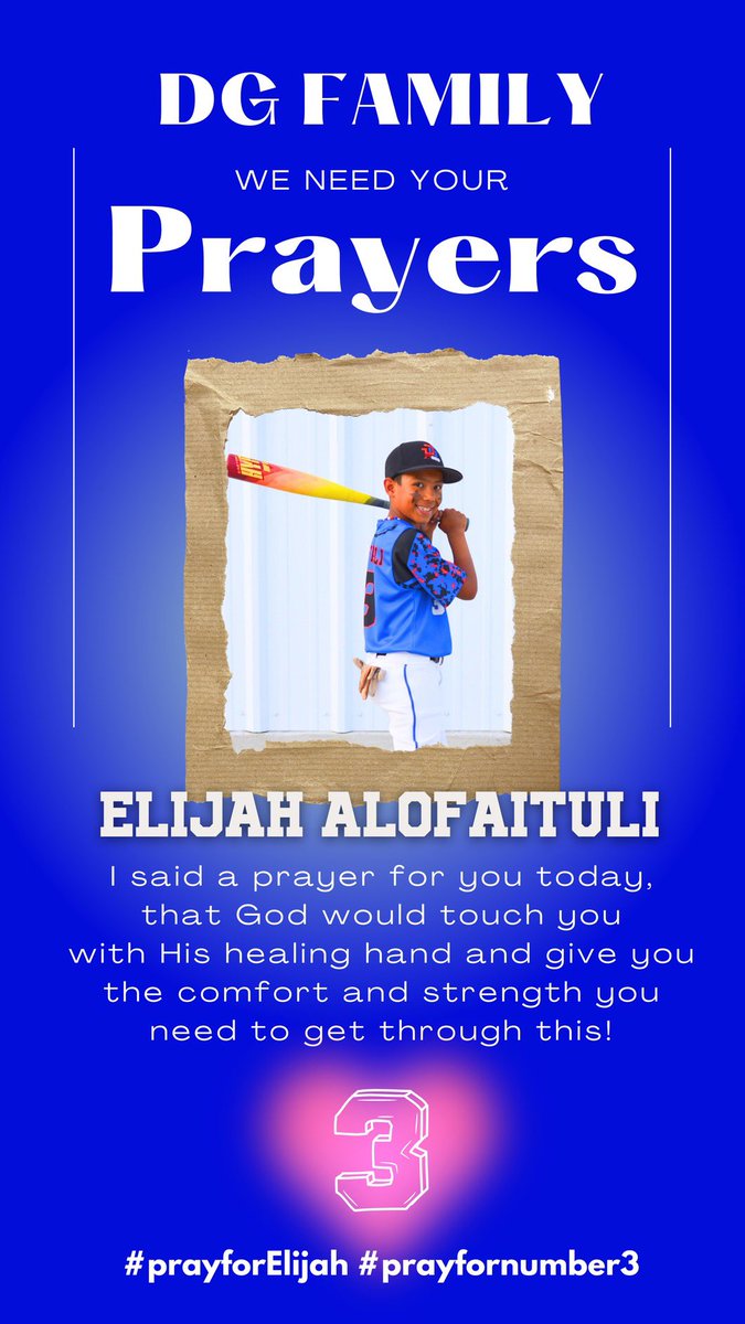 My prayer warriors, I need you right now! My son’s teammate has been hospitalized and is in critical condition! He and his family desperately need your prayers of healing. Please pray for him and the doctors and nurses working tirelessly to heal this beautiful boy!