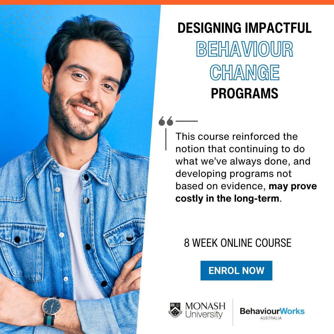 Considering taking our course? See what our alumni have to say 👇 Learn how to Design Impactful Behaviour Change Programs with us. In this 8-week, highly practical course, you'll learn how to design, evaluate, and measure your own behaviour change programs to create impactful…