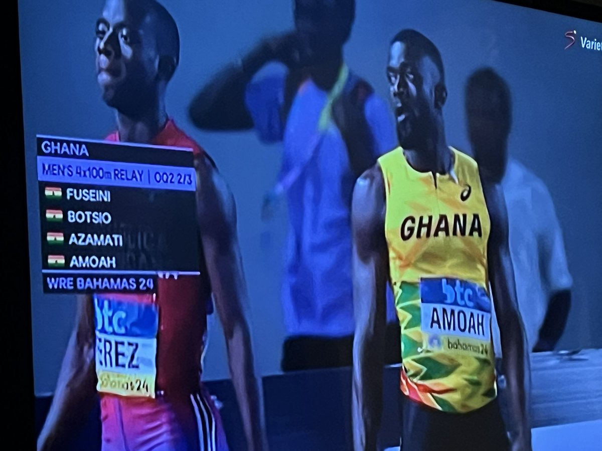 Come on Ghana 🇬🇭 4x100m #WorldRelays