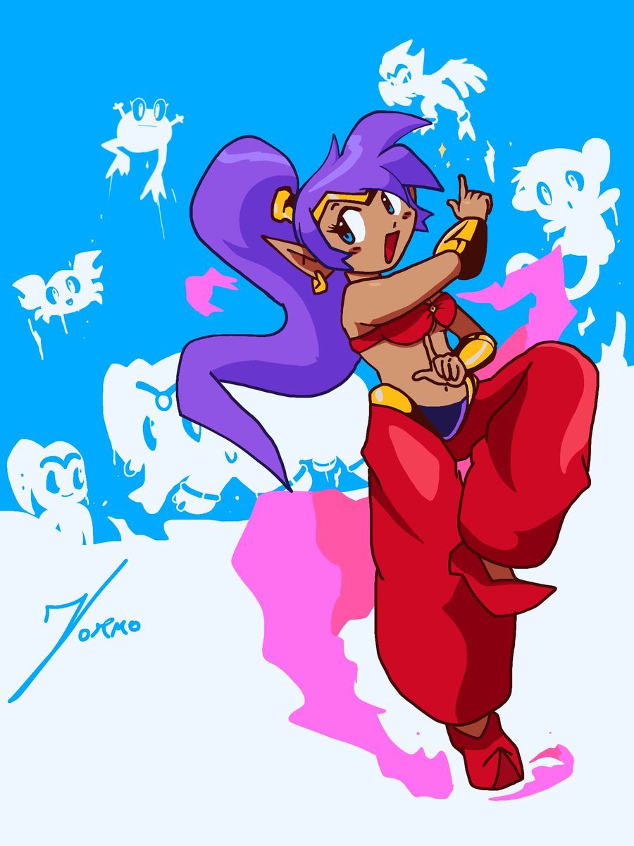 Shantae, a meia gênia heroina! #Shantae