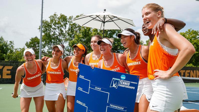 5️⃣ schools have both men’s and women’s teams into in the #NCAATennis top 16:
Stanford
Tennessee
Texas
Texas A&M 
Virginia