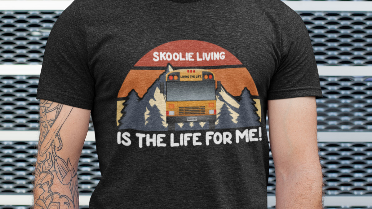 Skoolie Living Is the Life for Me - Check out this and other skoolie designs at The Wild Skoolie here. wildsk.com/fujii #skoolie #buslife #schoolbus #skoolielife #skoolieconversion