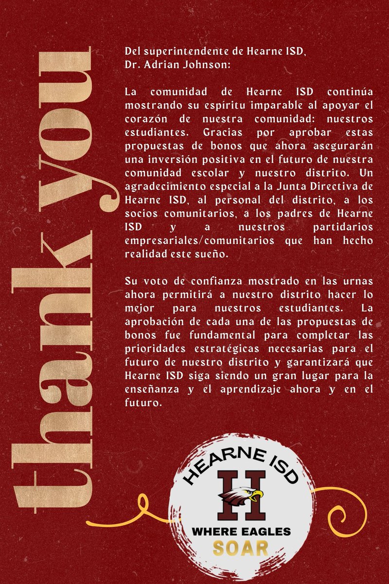 Hearne ISD tweet media