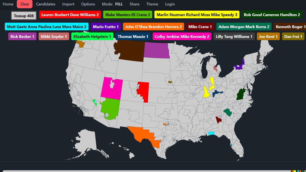 Instead of making a long thread about my US House endorsements for 2024, i figured I'd just map it out instead. Easier. Mainly talking primaries in Safe Seats, though there are a few exceptions. If I missed a great candidate please let me know. (No I didn't get it wrong in IN08).