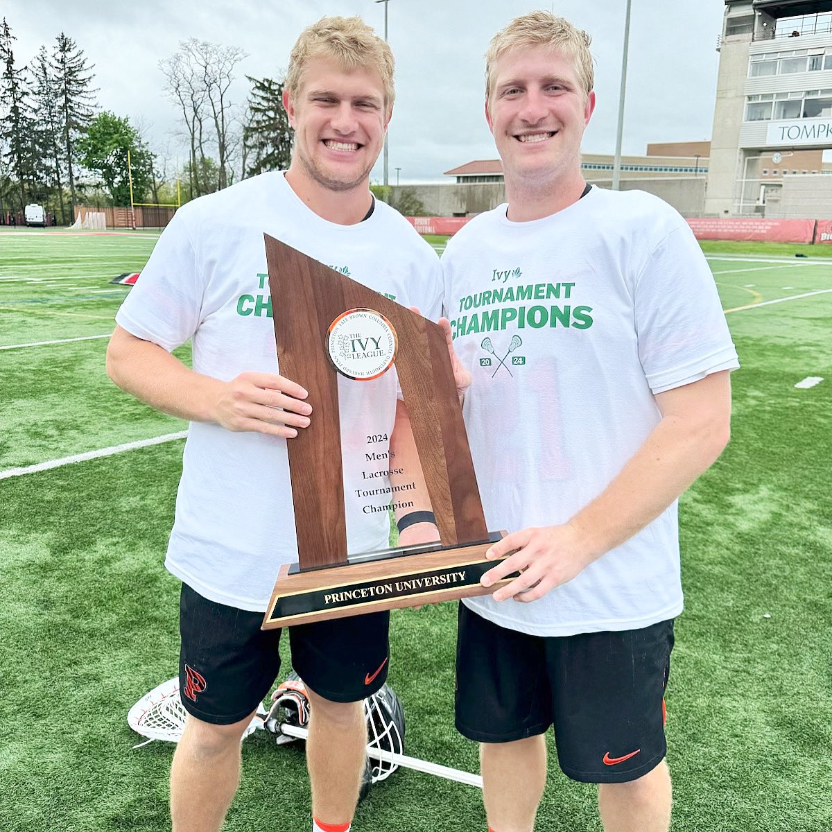 Love seeing ADVNC Alums: the Barnds Brothers, Tommy & Billy winning the Ivy League Championship today w Princeton. A hat trick for Tommy! Keep it rolling through May! #ADVNCLacrosse #Princeton