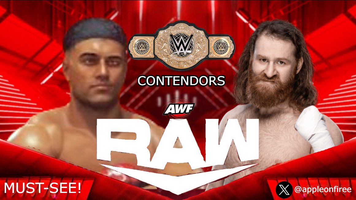 up next…

we have a WHC contenders rising match with an rivalry that finally closes once and for all…

It’s Jojo (@shogunwxrld) vs Sami Zayn (@SpAceCowboy_ZS)