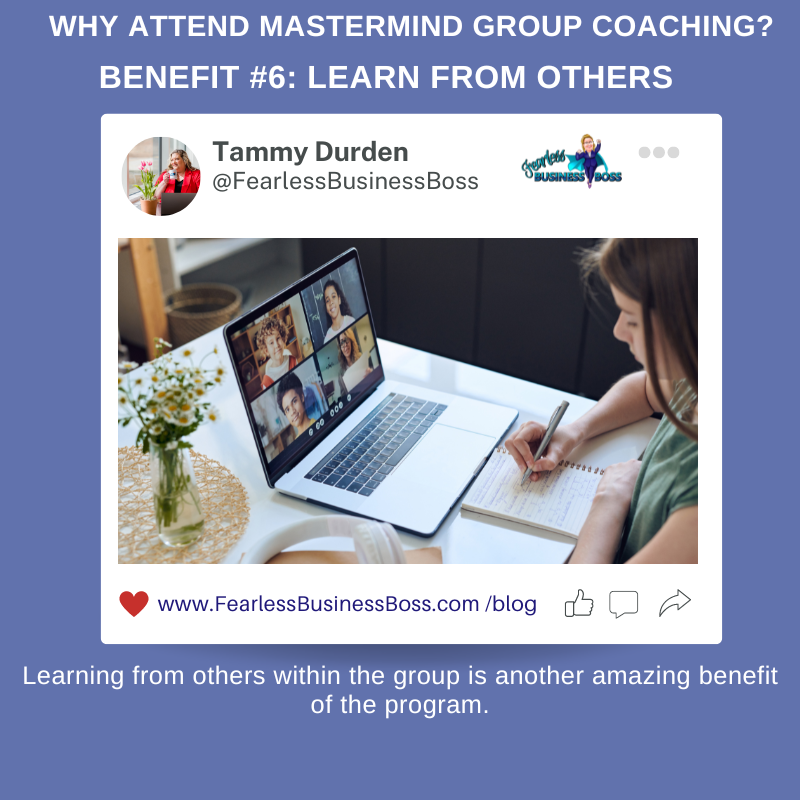 Join the mastermind group coaching and let's learn and grow together! 🌱! 🚀
 #Mastermind #groupcoaching #GoalsCrushed #businesstips #Businesscoachforwomen #businessowner #fearlessbusinessboss #SkillsBoost #KnowledgeSharing