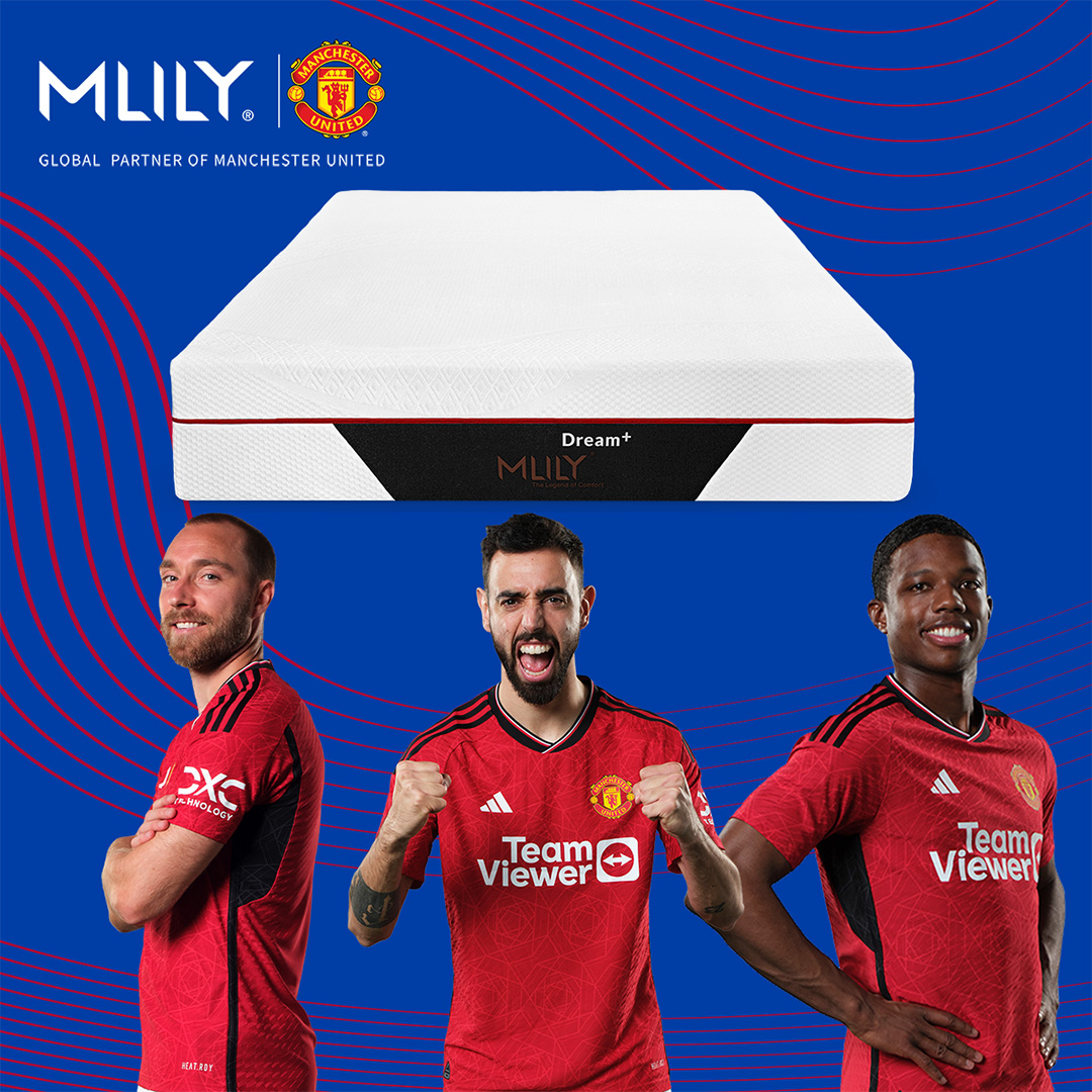 Redefining sleep & recovery with our partners Manchester United 💤 ⚽ #RedefiningSleep #mlily #mlifestyle #sleep #comfort #sweetdreams #sleepscience #goodhealth #mattress #athlete #ManUtd #manchesterunited #MUFC