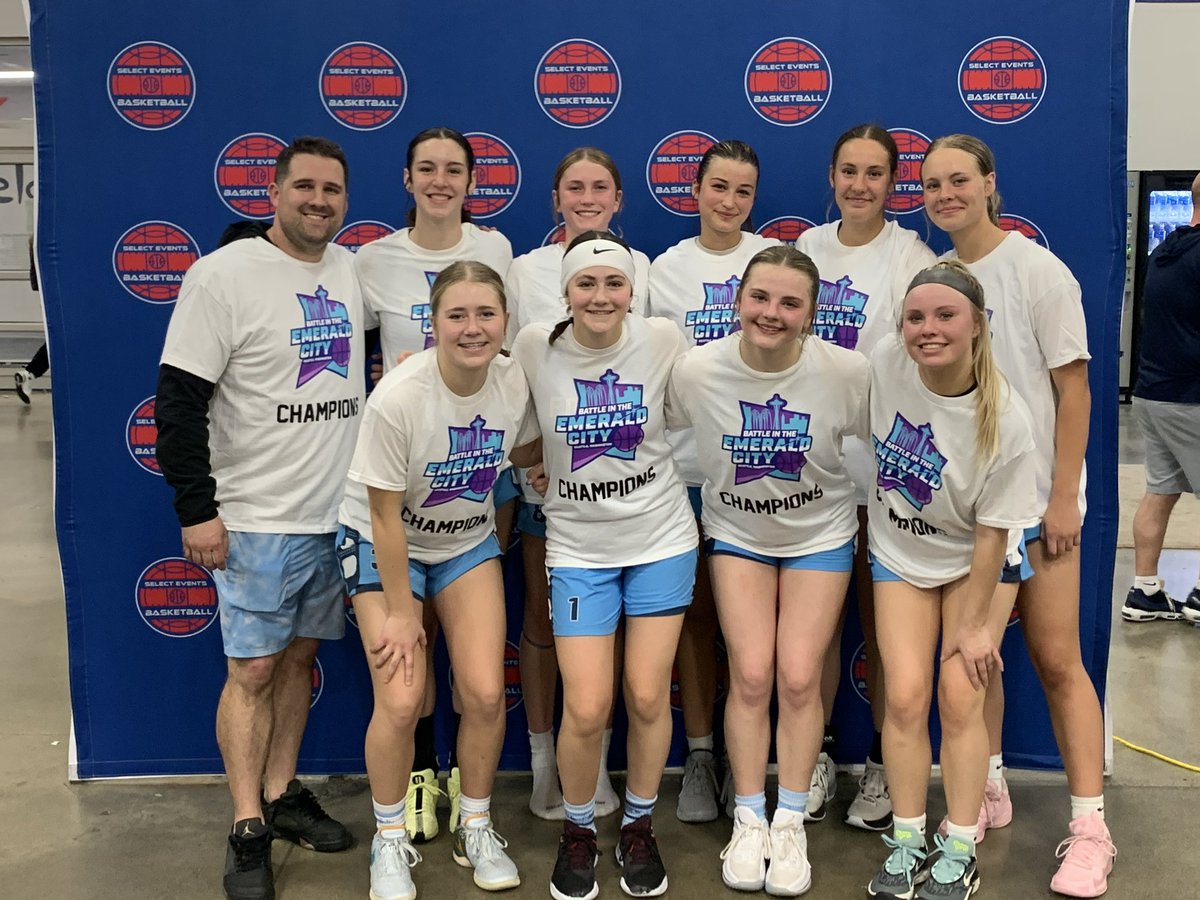 Champs in the emerald city tourney!! Thank you to all my coaches and my team for making this a great weekend!