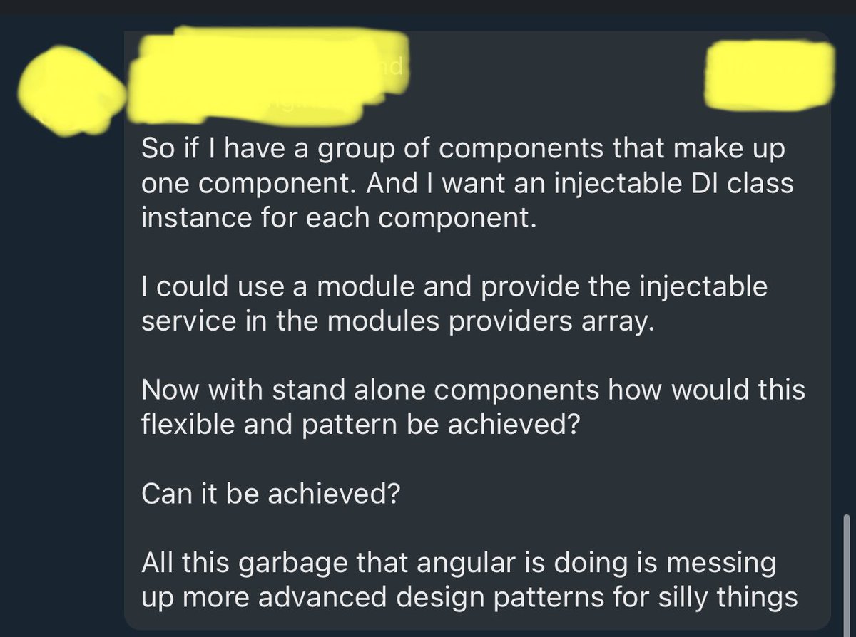 I’m curious what are your thoughts about this comment. #angular