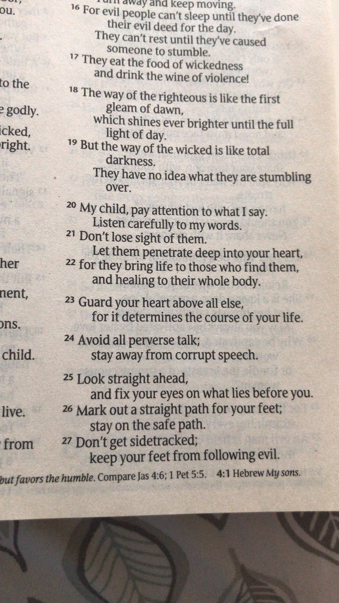 Proverbs 5: 20-24