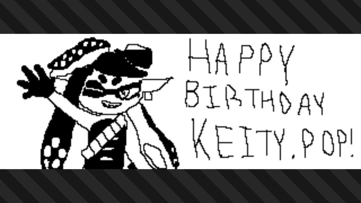 HAPPY BIRTHDAY KEITY.POP!!!!!! (sorry I'm late) #Splatoon3 #NintendoSwitch