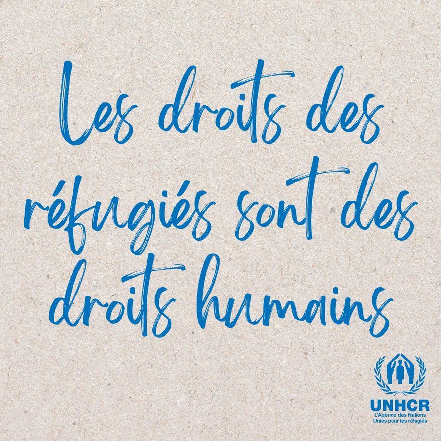 Les réfugiés ont des droits et ils doivent être respectés, partout, à tout moment. 

Les #ODD ne pourront être atteints que si les réfugiés, les personnes déplacées et les apatrides sont inclus. 

#AvecLesRéfugiés #Agenda2030