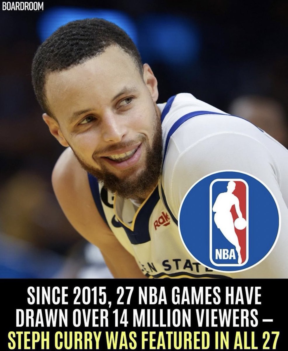 Stephen Curry is the face of the NBA.