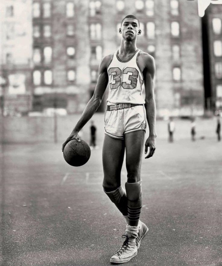 A young Lew Alcindor in 1965 after leading Power Memorial to a 79-2 record and three straight New York City Championships. Power Memorial was voted mythical National Champions his Sophomore and Junior seasons and Runner-up his Senior season