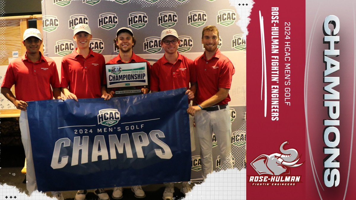 HCAC Men's Golf | Championship Recap

Congrats @RHITsports on bringing home their first HCAC Men's Golf title since 2021!

Full Release: tinyurl.com/bdeh4jff

#TheHeartofD3 | #D3Golf