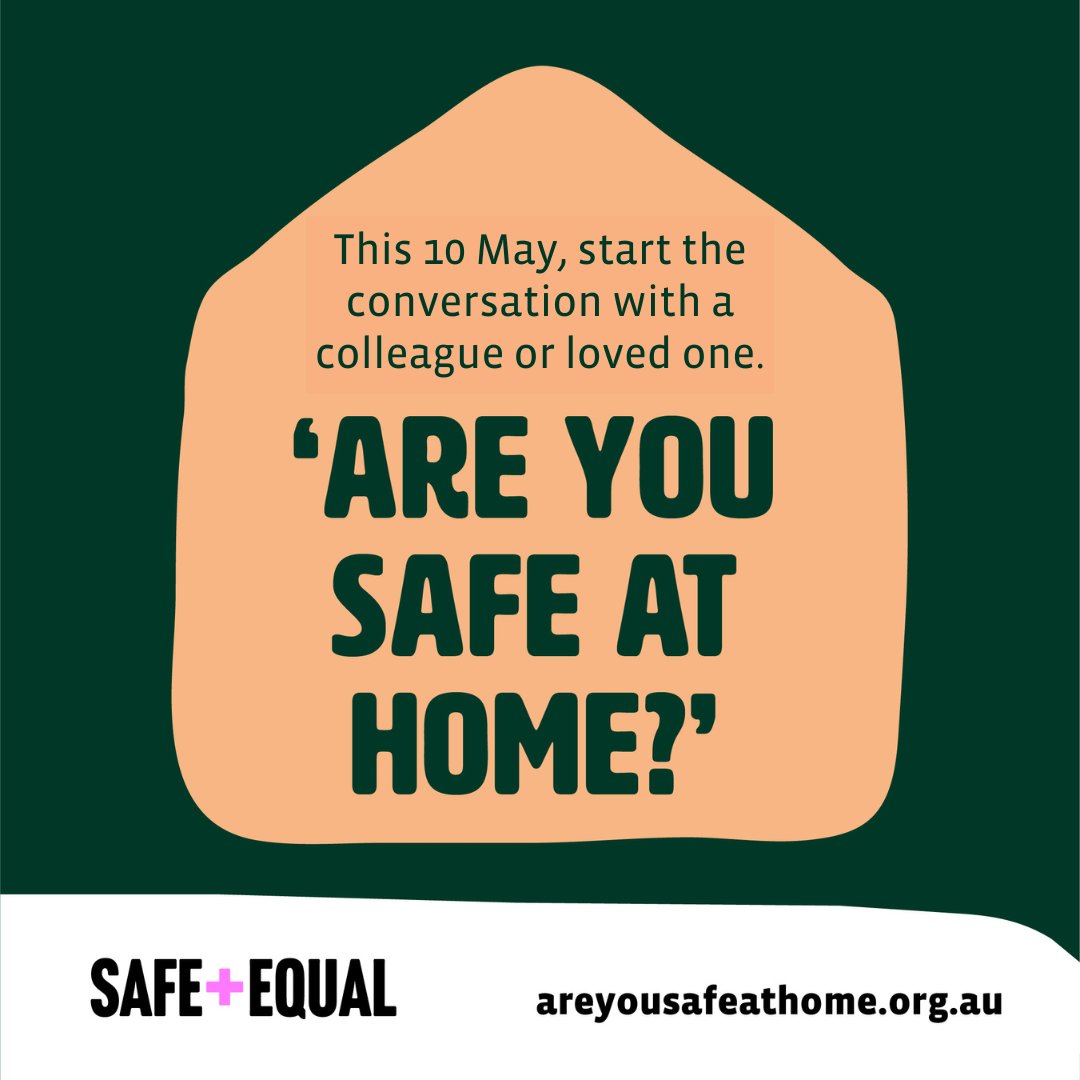 We all deserve to be safe, respected and valued in all our relationships. #Areyousafeathome is a national initiative, to break down the fear and stigma associated with talking about family violence and how to start a conversation areyousafeathome.org.au