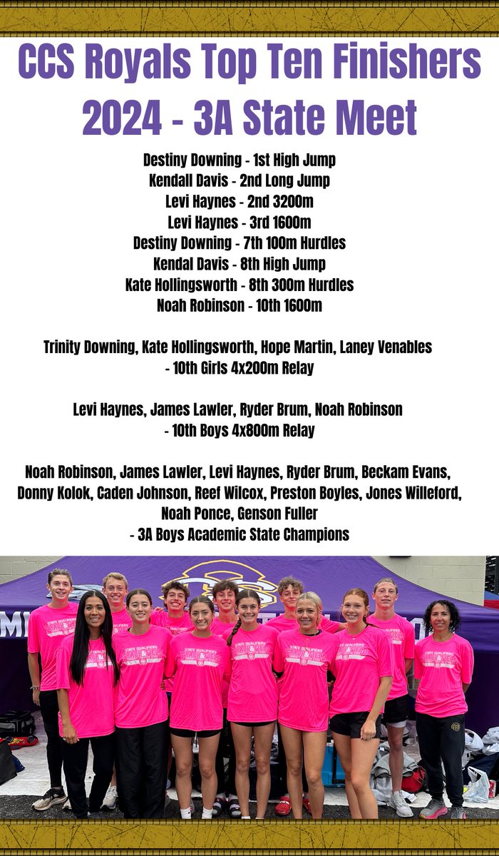 CCS Royals T&F | XC (@ccsroyalstfxc) on Twitter photo 