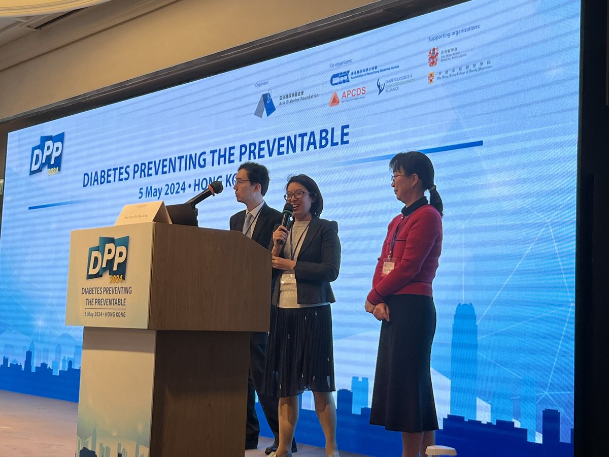 Jack Ng (@dr_jackng) on Twitter photo An interesting ‘debate’ on what to be used next after RAS inhibitor 🤔
Inspiring lectures on definition of pre-diabetes <a href="/ElaineC48486251/">Elaine Chow</a> , types of diabetes (‘as many as you like’ 😱) <a href="/DrRonaldMa1/">Dr Ronald Ma</a> ,and diabetes remission🤩
#DiabetesPreventingPreventable2024
<a href="/CUHKMedicine/">CUHK Medicine</a> An interesting ‘debate’ on what to be used next after RAS inhibitor 🤔
Inspiring lectures on definition of pre-diabetes <a href="/ElaineC48486251/">Elaine Chow</a> , types of diabetes (‘as many as you like’ 😱) <a href="/DrRonaldMa1/">Dr Ronald Ma</a> ,and diabetes remission🤩
#DiabetesPreventingPreventable2024
<a href="/CUHKMedicine/">CUHK Medicine</a>