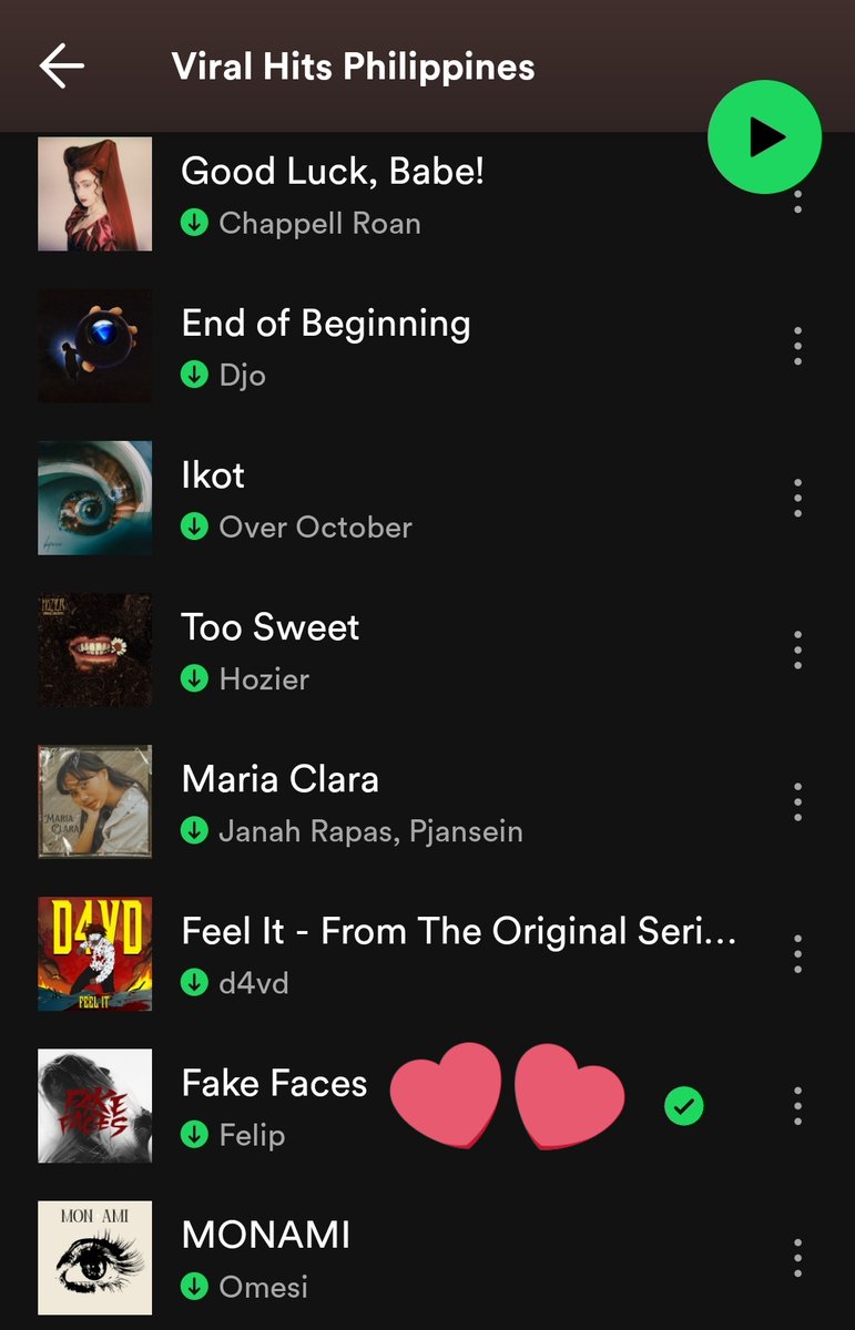 Congratulations @felipsuperior for Charting on Viral Hits Philippines with 2 of your Masterpiece 🎶FAKE FACES along side with KANAKO👏

#FELIP @felipsuperior

#SB19_KEN #NETIZENSREPORT #FELIPSUSON for Most Handsome Man Alive #MHMA2024 #MHMA2024FELIPSUSON @thenreport