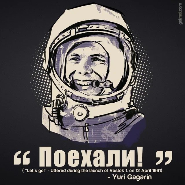 Gagarin was first!

WTF is with you and rewriting history?