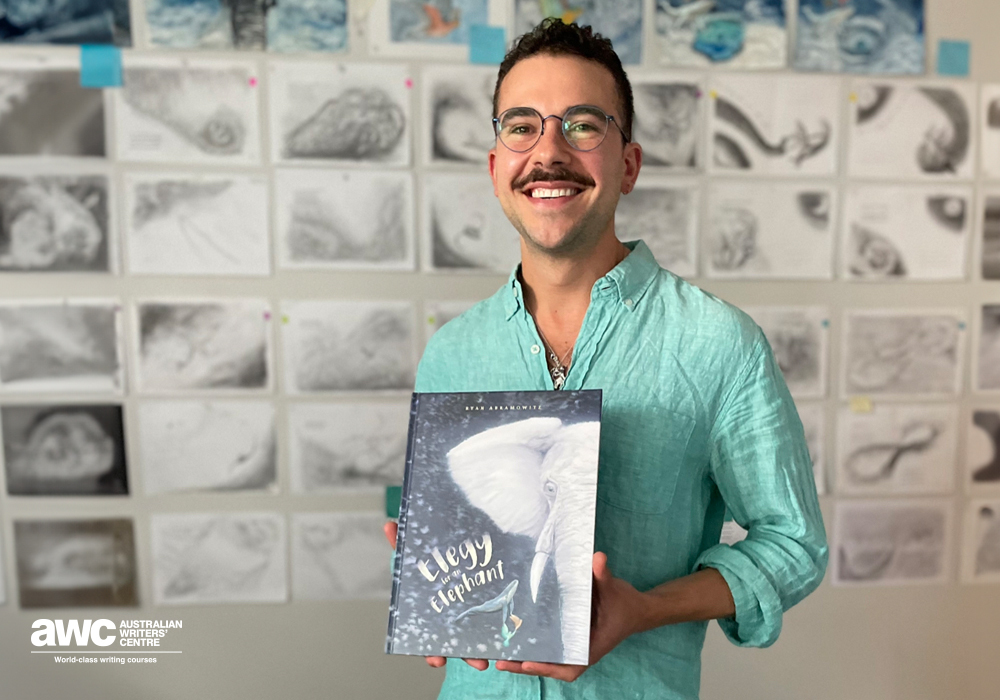 Huge congratulations to AWC graduate Ryan Abramowitz who has been announced on the shortlist for the NSW Premier’s Literary Awards 2024 for his beautiful picture book ‘Elegy for an Elephant’! You can read his journey to publication here: writerscentre.com.au/blog/ryan-abra…
