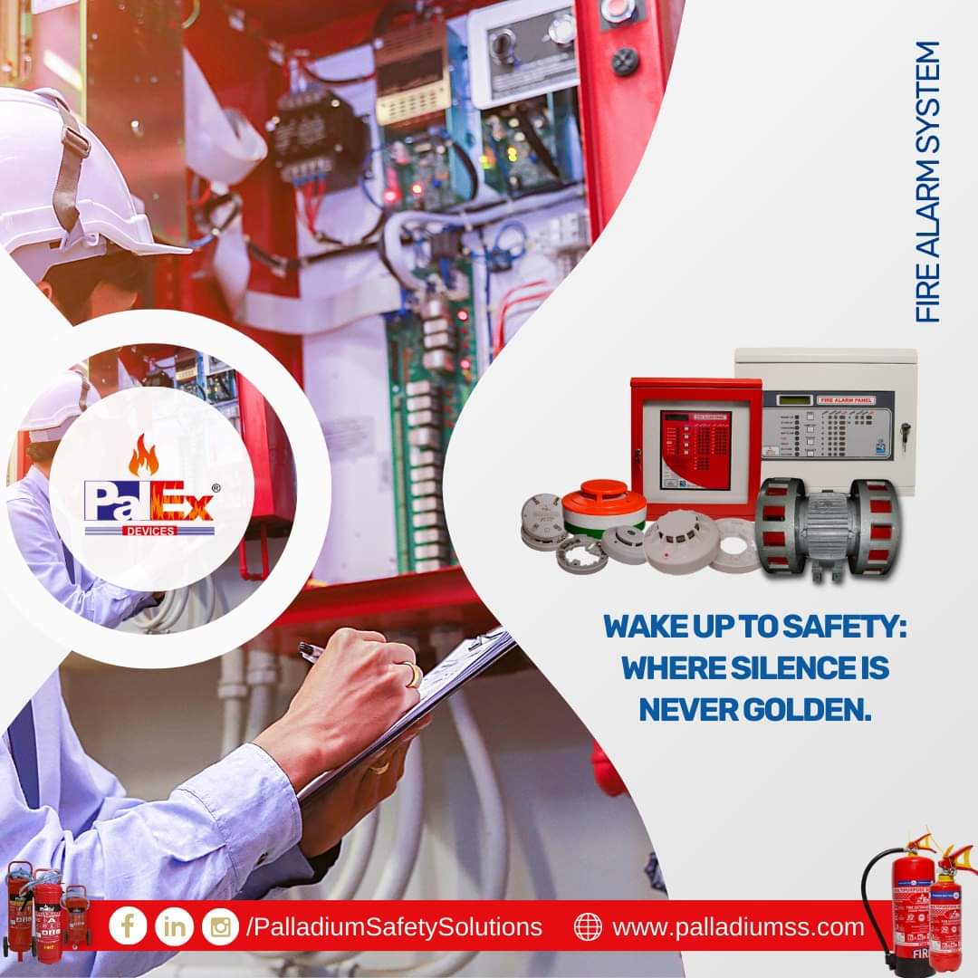 Wake Up to Safety: Where Silence is Never Golden.

Install Palex Fire Alarm System to implement safety.

#Palex #PalladiumSafetySolutions #FireSafetySolutions #FireSafety #fireprevention #FireProtection #FireDetection