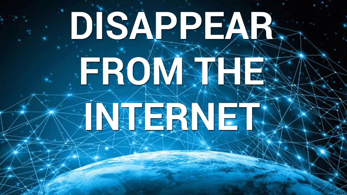 How to Completely Disappear From the Internet

#INTERNET #disappear #vanished #royalrapidhacek #tipsandtricks #MotivationalMonday #mondayvibes #howto #tweaks #tipster #internetsafety #royalrapidhacek #TechnicalSupport #technicalchallenge

Citations from:
https://www.pcmag