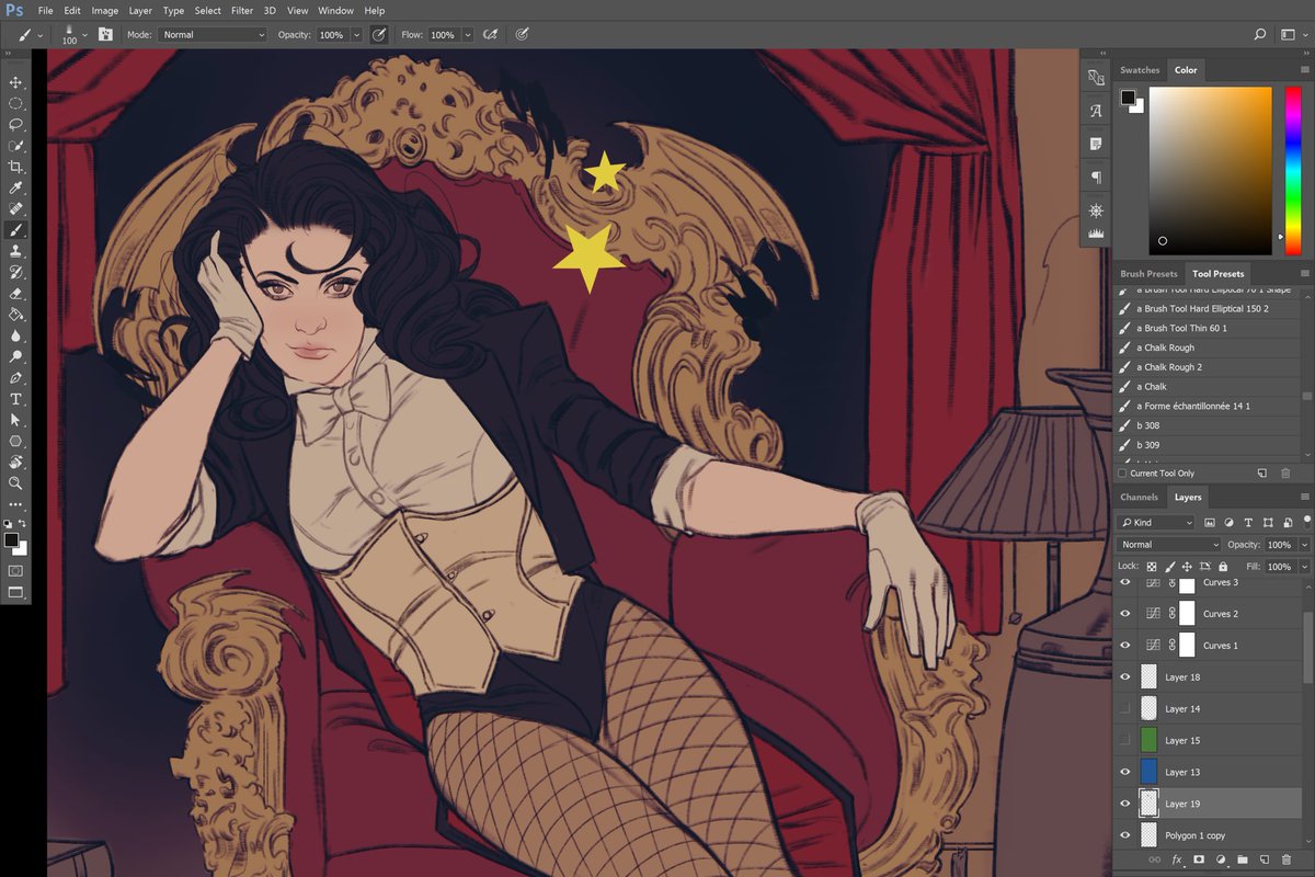 Zatanna on her way (Cover WIP)